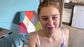 POV Step Sister Craves Facial Cumshot - Amateur Teen Fucking