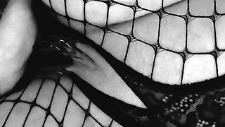 BDSM Session with My Wife, Clamps, Wide Opened Pussy