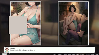 With Great Pleasure #12 - Animated Ai XXX Game - a Hot Foot Job with a MILF