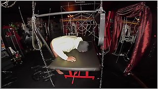 Slave Has To Lick Up Pee!