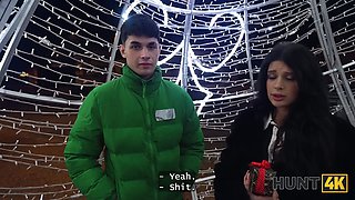 Hunt4k. start with a adorable striptease, get a Big Cock and lots of christmas gifts!