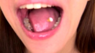 Emo teen Becka solo webcam masturbation