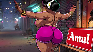 Curvy Big Tits Indian Animation