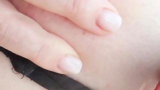POV Fuck Machine Doggystyle Squirt Close up Creamy Pussy Clit Piercing Thong Aside Massive Dildo