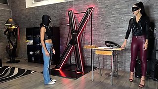 Mistress Gaia tickle punishment