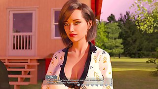 Romantic outdoor kiss leads to steamy cougar hookup