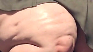 Massive SSBBW Dominatrix Crushing Skinny Slave with Her Weight - Humiliation