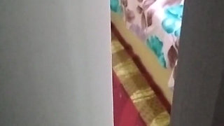 Her StepBrother Spies on Her While She Is Expressing Milk Alone Because of the Large Amount of Food