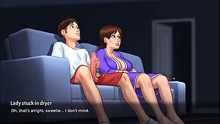 Hot Step Sister Fucks Anon in Summertime Saga 3D Cartoon Sex Game