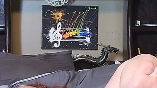 Sex Toy Taps and Sucks Cougar Pussy