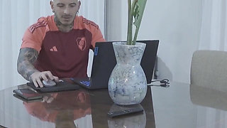 My Stepsister Sucks My Cock, While I Play Counter