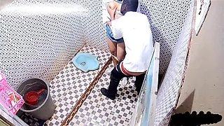 Hot Indonesian College Girl Clarelia Gets Brutal Doggy Style Fuck in Bathroom - Viral HD Sex