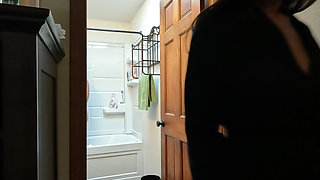 As I Am Bringing My Stepson a Towel I Catch Him Jerking