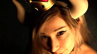 BigTittyGothEgg Sucking And Riding BBC Monster Cock