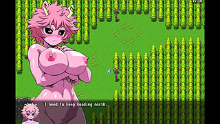 Stripped In Action Mina's Corrupt Ops - Mina Ashido from My Hero Academy Walking Naked