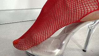 Housewife in Red Stockings