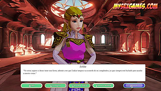 The Legend of Zelda Time to Fuck - Link Fucking Princess Zelda's cute pussy