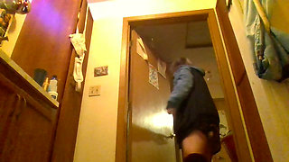 tease with cherry panty can you see up my short dress