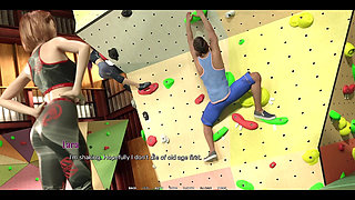 Taboo University - Bouldering with Cute Red Head and Blind College Girl