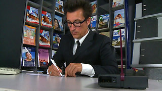 Hot brunette does 69 and fucks hard