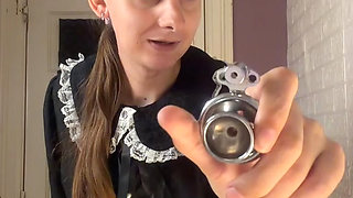 caged sissy begs to be fucked during locktober jessiesissy adventures