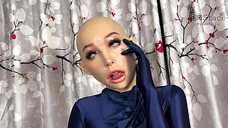 Amateur striptease and Solo masturbation