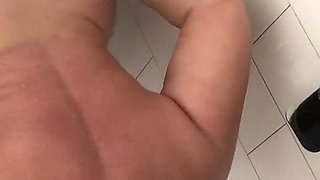 Shower Sex with Lila Lovely and Muscular Stud Neptune - Overhead Hardcore Fucking