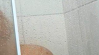 Anal Teaser with dildo shower Julie Oliver