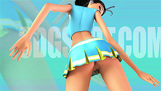 3DGSPOT - Big Titties Futanari Fucks Her Pussy With A Tiny Futanari! 3D CARTOON PORN!