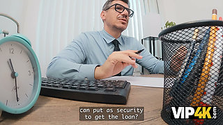 VIP4K. This Latina knows how to Move her Ass on a Dick to get a Loan