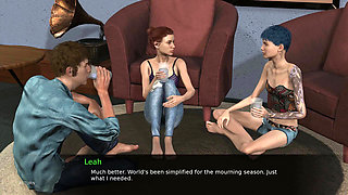 The flat lust project: guy and two girls, they are going to have threesome ep 9