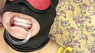 Curvy Mature Desi Blindfolded Sucks Cock Hard Then Anal