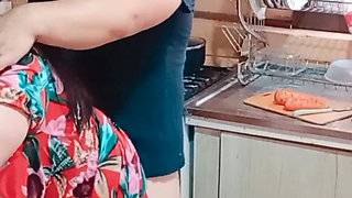 Sex in the Kitchen When Stepmom Opens the Refrigerator