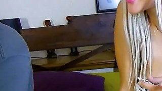 Sexy blonde teen Stacy fucked by step dad with big cock