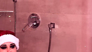 23. Advent Calendar 2025 Santa Woman with Dildo in Shower