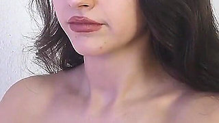 Elegant Appearance for a Dildo Fucking