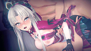 [wuthering Waves] Carlotta's Mafia Scandal Anal, Bound Heiress, POV Sandwich DP & Double Hole (4k/60fps)