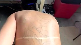 Cheating Latina Housewife Shows Off Her Amazing Tattooed Ass in POV Sex