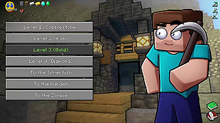 HornyCraft Minecraft Parody - Steve Gets Sloppy Deepthroat Blowjob from Jenny for a Diamond