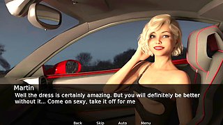 Sexy wifey gets pounded outdoors on the car by her boss Martin