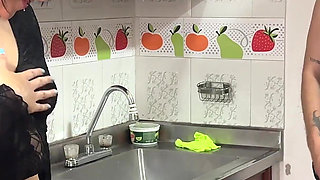 Fucking My Beautiful Rocker Stepsister in the Kitchen