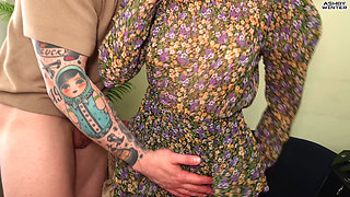 My Boyfriend Almost Heard My Sloppy Blowjob! I Had Hard Sex with My Coworker While He Was on the Phone