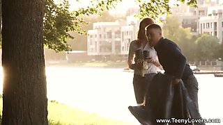 Teeny Lovers - Mary Solaris - Tattooed redhead teeny fuck