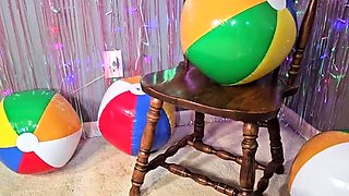 Jasmin Jai Studios - Bouncing and Popping on Beach Balls