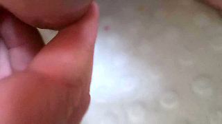 Young cock cumshot