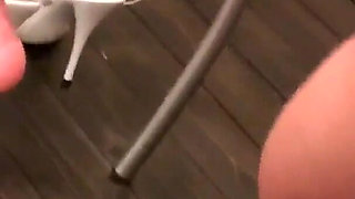 Anna Akinfeev fucks her pussy and anus alone with sex toys