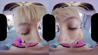 Vr sex by pool: Cowgirl, Blonde  Small Tits Porn