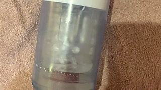 Male masturbating