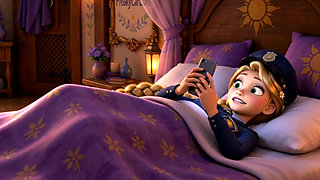 Tangled Bliss: Rapunzel's First Blowjob with Flynn in 4K
