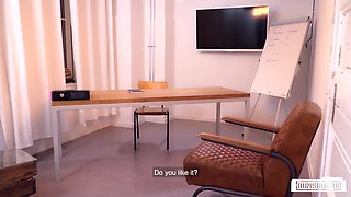 Vanda Angel Sizzles in Kinky Office Hardcore Fantasy